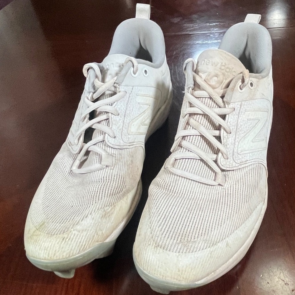 New Balance Fresh Foam 3000 v6 Baseball Cleats White Cream PL3000A6 Men 10.5 Guc